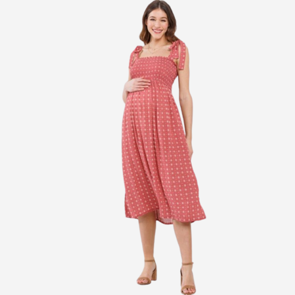 VESTIDO MIDI FLORAL