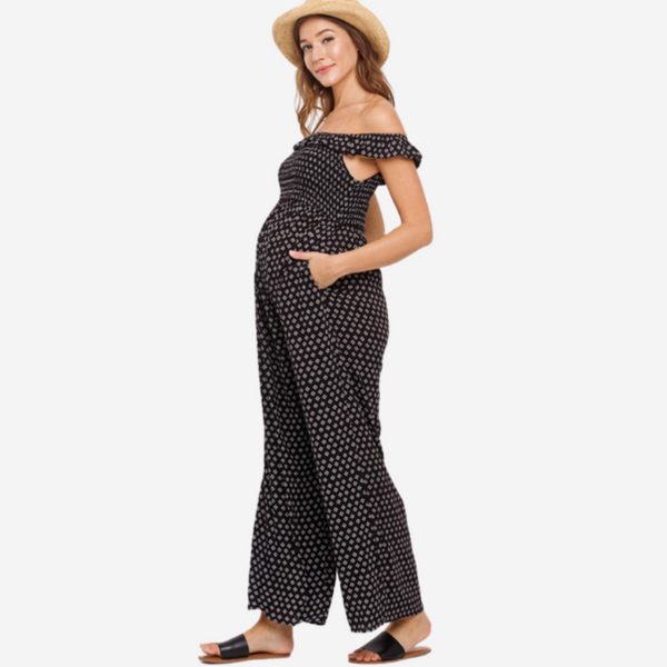 Jumpsuit de maternidad Off Shoulder