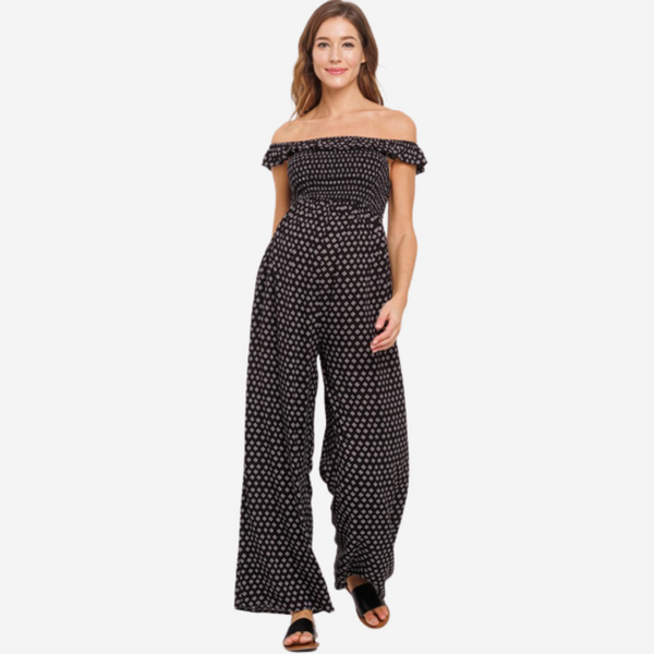 Jumpsuit de maternidad Off Shoulder