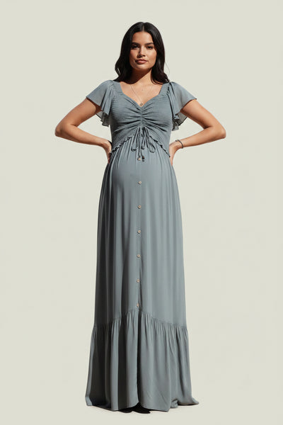 VESTIDO MAXI DE MATERNIDAD