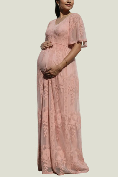 VESTIDO TUL BORDADO