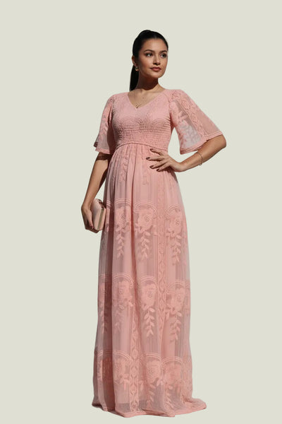 VESTIDO TUL BORDADO