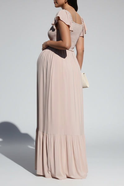 VESTIDO MAXI DE MATERNIDA