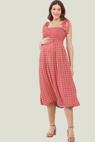 VESTIDO MIDI FLORAL