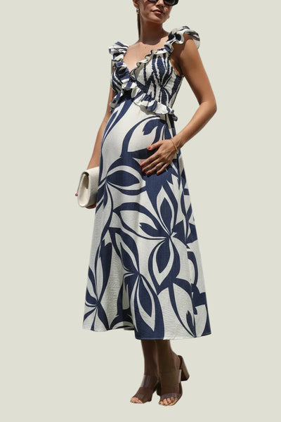 VESTIDO MIDI ELASTICO