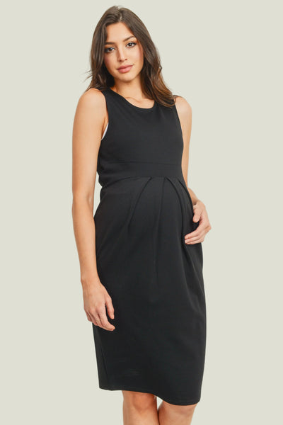 VESTIDO DE MATERNIDA CON TABLETAS