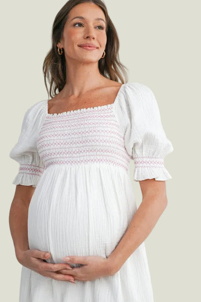 VESTIDO MIDI MANGA PUFF