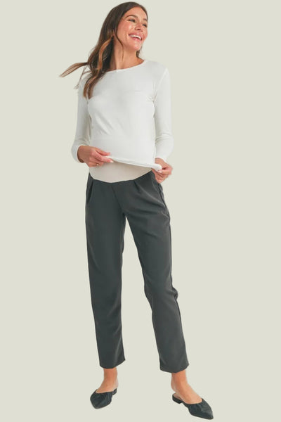 PANTALÒN DE MATERNIDAD CON BOLSILLOS PARA TRABAJO