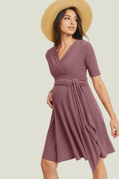 VESTIDO CON MANGA 3/4