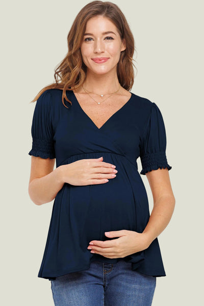 TOP DE MATERNIDAD CRUZADO
