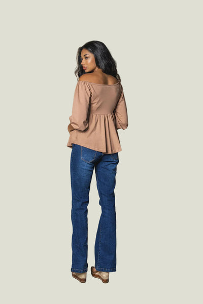 BLUSA DE MATERNIDAD BUSTO ENRESORTADO