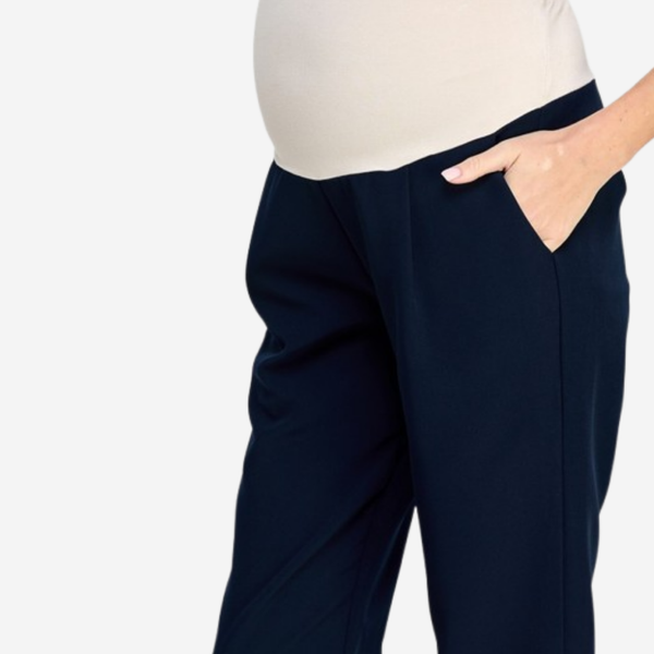 Pantalón de maternidad con bolsillos para trabajo