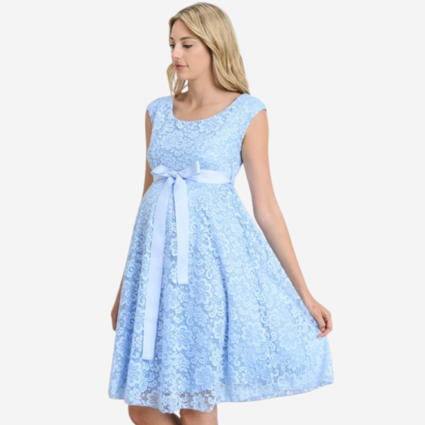 Vestido de encaje sin mangas