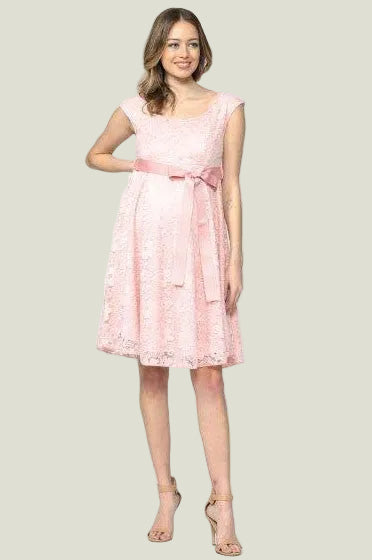 VESTIDO DE ENCAJE SIN MANGA