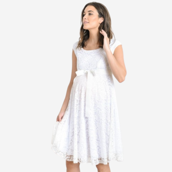 Vestido de encaje sin mangas