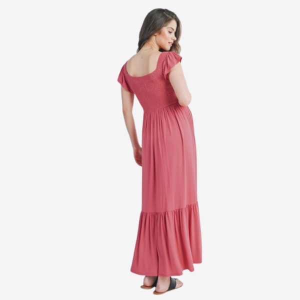 Vestido Largo Ruffled