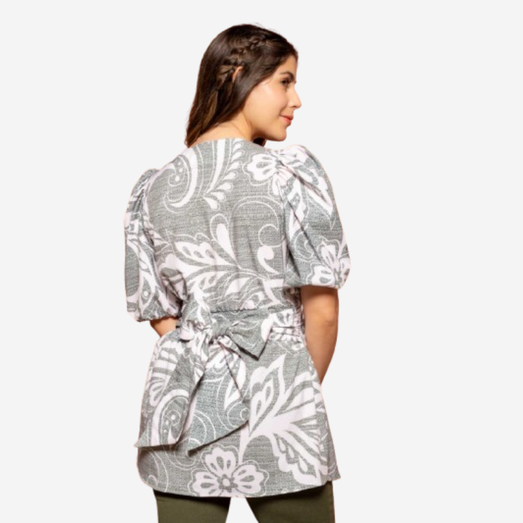 Blusa Manga Puff