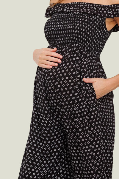 JUMPSUIT DE MATERNIDAD OFF SHOULDER