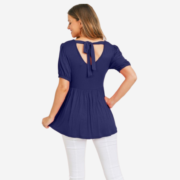 BLUSA AZUL MARINO