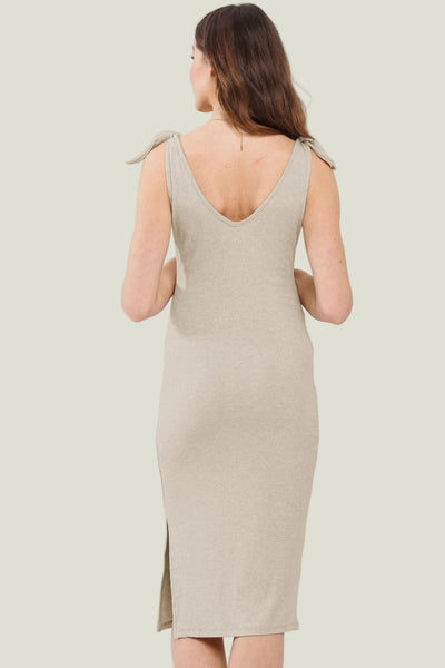 VESTIDO MIDI RIB