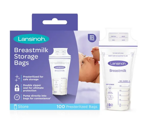 Bolsitas de almacenamiento de leche materna Lansinoh 100pc