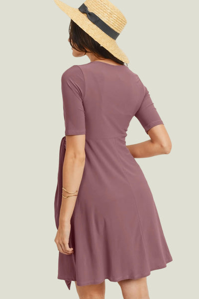 VESTIDO CON MANGA 3/4