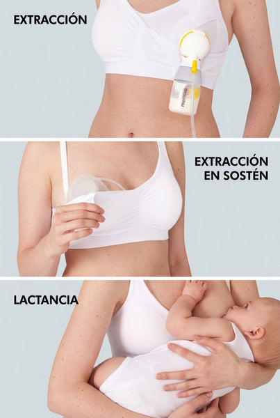 SUJETADOR 3 EN 1 PARA LACTANCIA Y EXTRACCIÓN DE LECHES