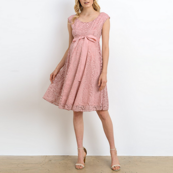 Vestido de encaje sin mangas