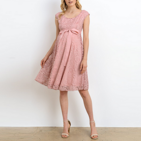 Vestido de encaje sin mangas