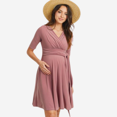 Vestido con mangas 3/4