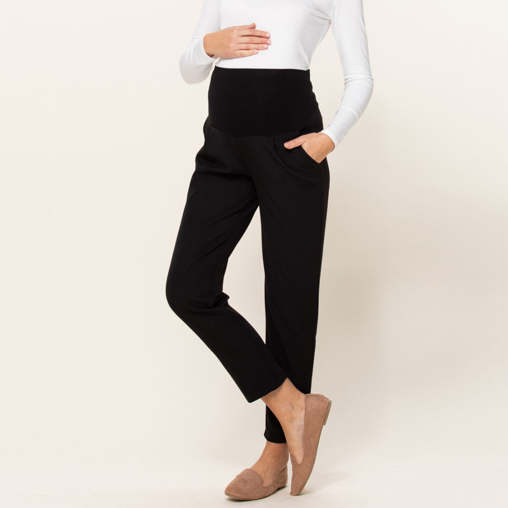 Pantalón de maternidad con bolsillos para trabajo