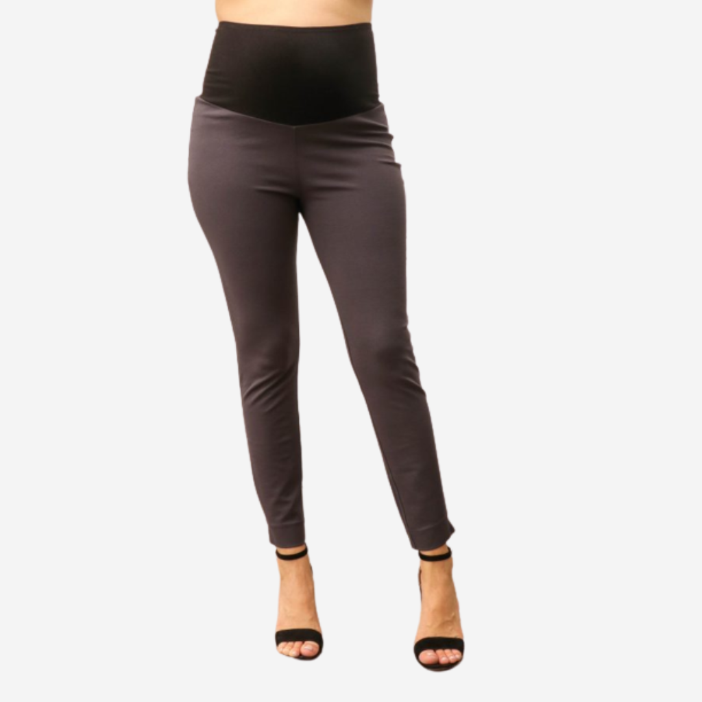 Pantalón Recto Gris