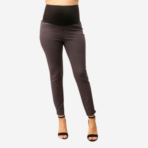 Pantalón Recto Gris