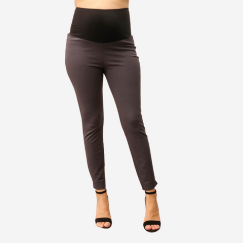 Pantalón Recto Gris