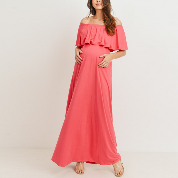 Vestido Largo Off Shoulder