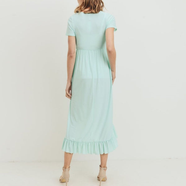Vestido High Low con Vuelos