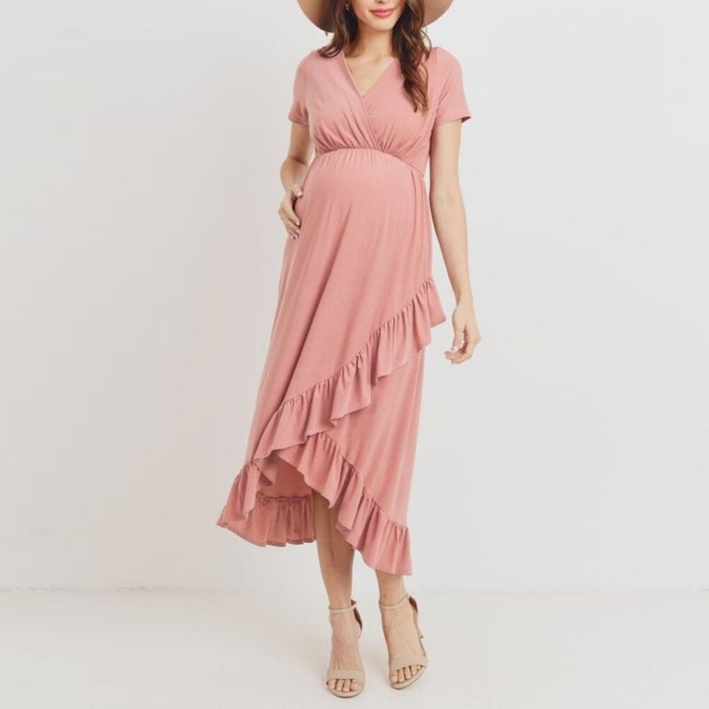 Vestido High Low con Vuelos
